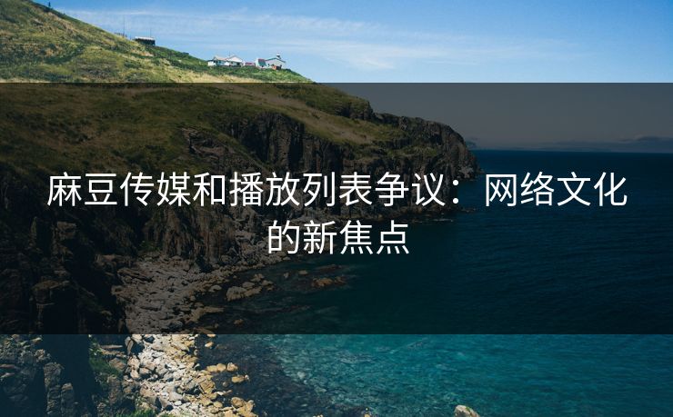 麻豆传媒和播放列表争议：网络文化的新焦点